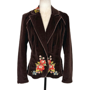 Kikit corduroy embroidered jacket